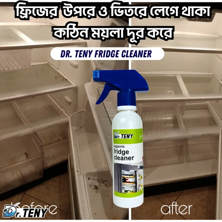 Dr Teny HG Fridge and oven cleaning spray, Interior Refrigerator Cleanser & Odour Neutraliser 200 ml