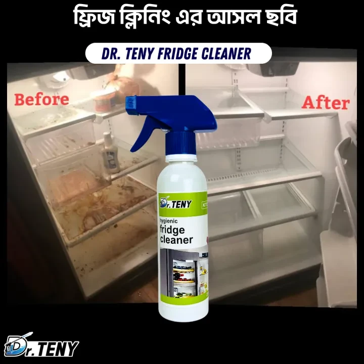 Dr Teny HG Fridge and oven cleaning spray, Interior Refrigerator Cleanser & Odour Neutraliser 200 ml