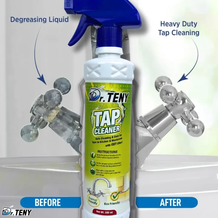 Dr Teny Tap rust stain and glass cleaning spray dr teny 500 ml