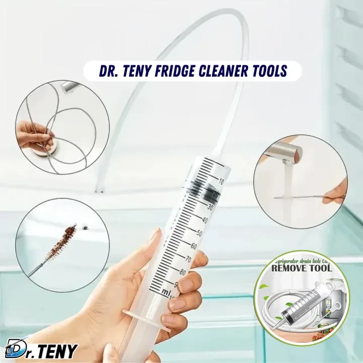 Dr Teny Refrigerator Cleaning And Cleaning Tool Kit, Fridge Defrost And Unclog Fridge dr teny