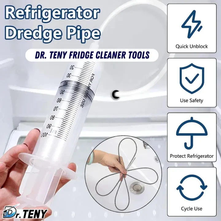 Dr Teny Refrigerator Cleaning And Cleaning Tool Kit, Fridge Defrost And Unclog Fridge dr teny