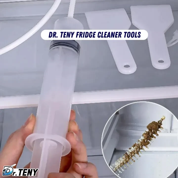 Dr Teny Refrigerator Cleaning And Cleaning Tool Kit, Fridge Defrost And Unclog Fridge dr teny