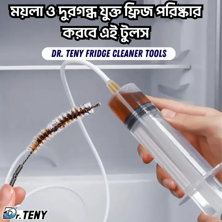 Dr Teny Refrigerator Cleaning And Cleaning Tool Kit, Fridge Defrost And Unclog Fridge dr teny